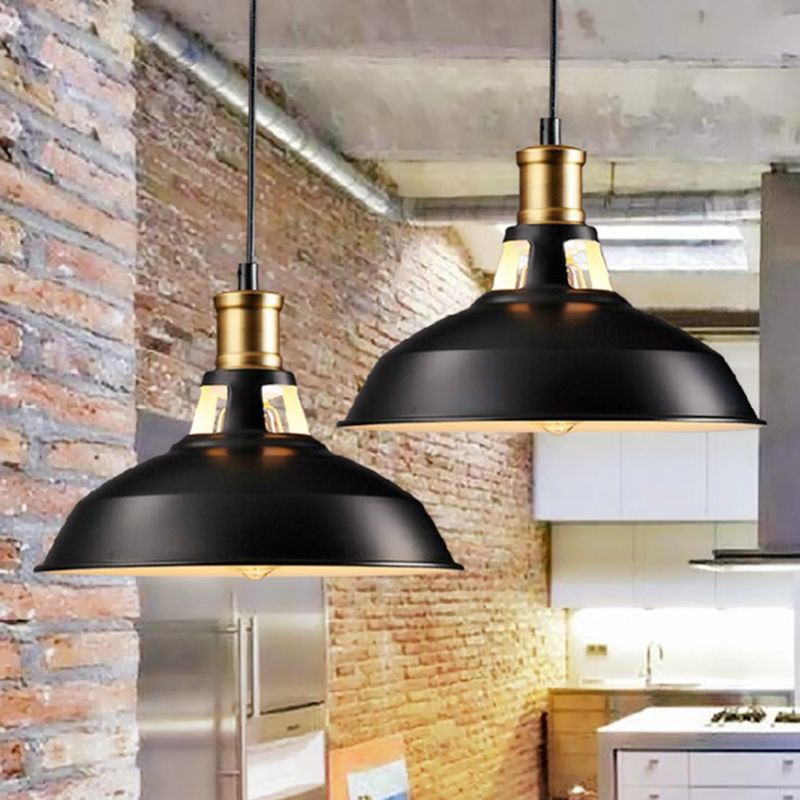 Illuminazione a sospensione di copertura in vaso in stile retrò 1 lampada a soffitto a sospensione per barra per barra