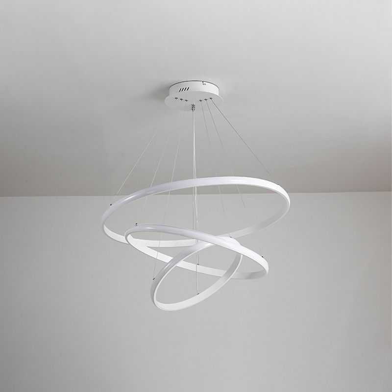 Luz de techo lineal de metal ligero LED moderno de moda con tono acrílico