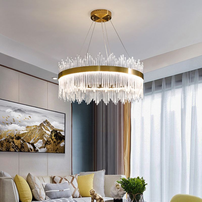 Luz de lujo moderno moderno simple led encogedor led lámpara luz para sala de estar dormitorio de comedor