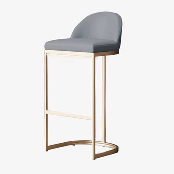 Glam 1/2/5 Pieces Bar Table Set Rectangle Stone Bar Table with Metal High Stools