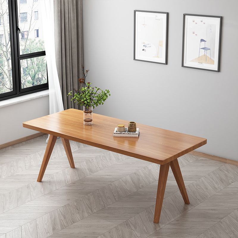 Modern 1/4/5/7 Pieces Rectangle Dining Table Set Pine Wood Dinette Set