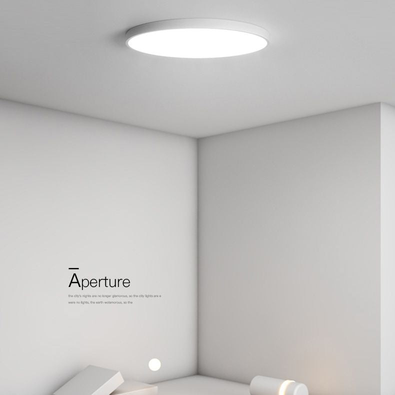 Moderne LED-Deckenleuchten zur Oberflächenmontage, Lampenschirm aus Metall für das Wohnzimmer