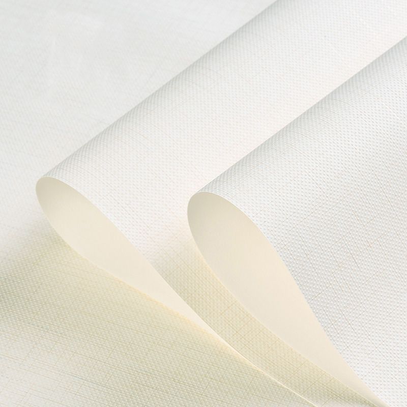 Plain Color Wallpaper Roll Modern Grassweave Textured Wall Covering for Accent Wall