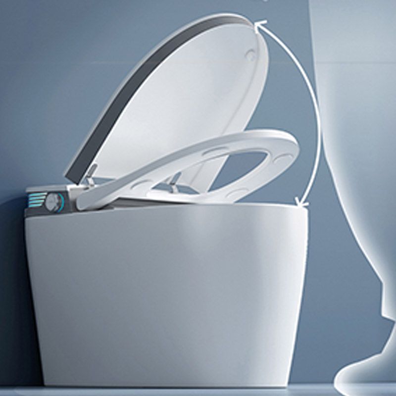 Modern One-Piece Toilet Bowl Floor Mounted Urine Toilet with Slow Close Seat for Washroom