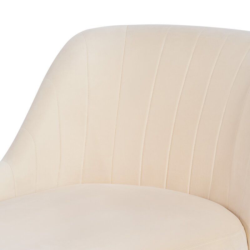 Glam with Arms Solid Color Chaise Round Arms for Bedroom Living Room