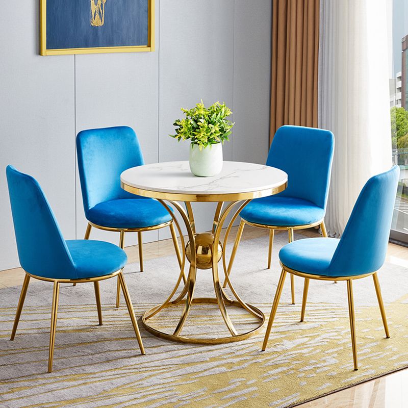 Ronde tafel Dinettetafel Traditionele luxe eetkamertafel voor binnen