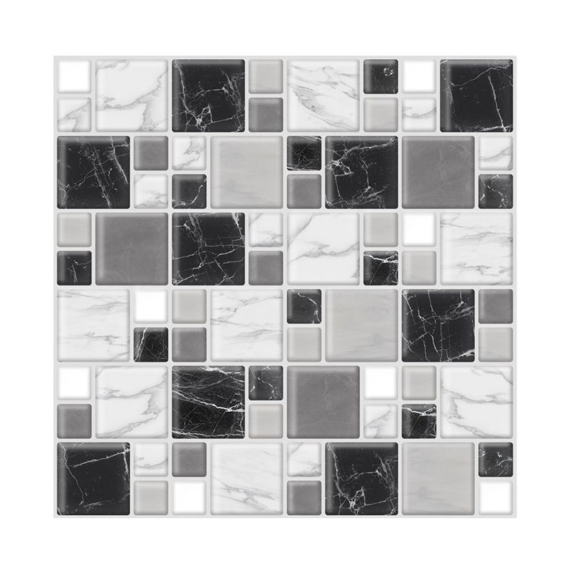 Wall Floor Tile Paste Wallpaper Floral Plaid Pattern Wallpaper Tile