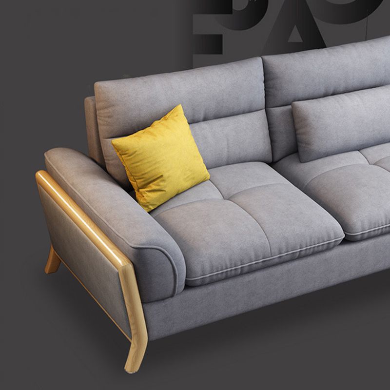 Nordic Pillow Top Arm Cushions Stationary Living Room Sofa Chaise