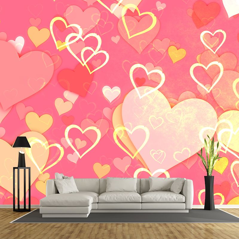 Modern Illustration Mural Wallpaper Abstract Sitting Room Wall Mural