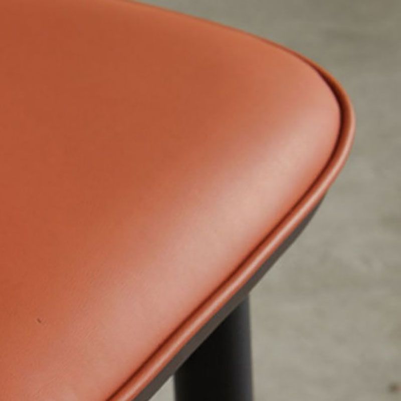 Contemporary Style Dining Chairs Arm Side Chair with Metal Legs