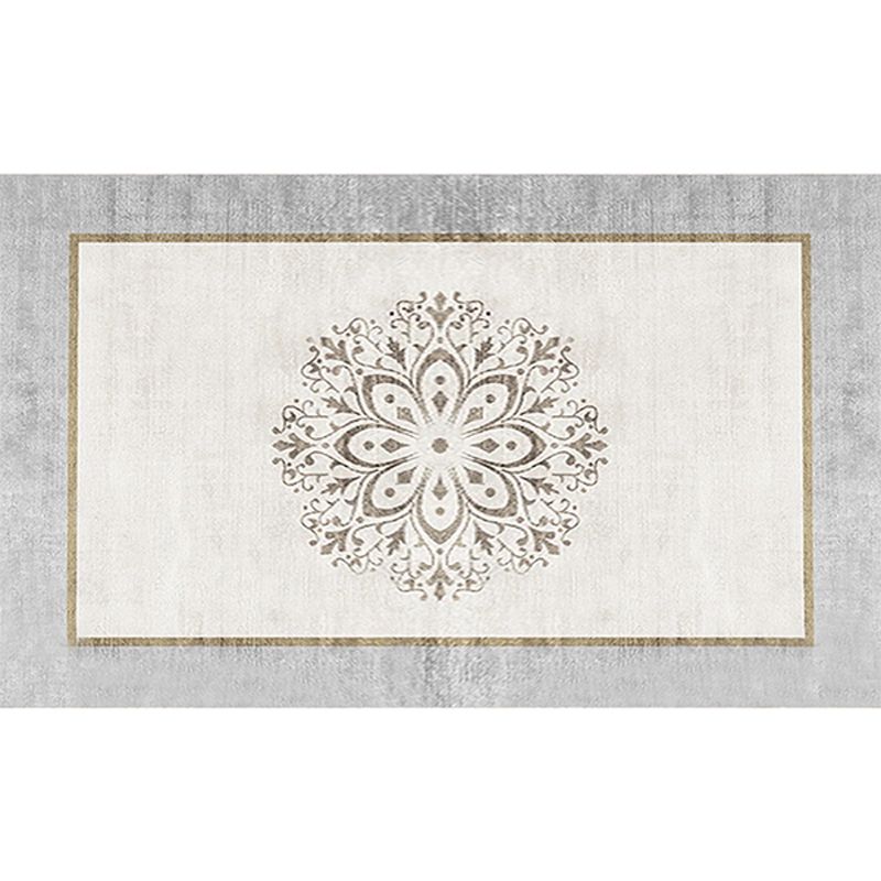 Modern woonkamer vloerkleed Prachtig wasbaar Wasbaar Truug Polyester Stain Resistant Area Tapijt