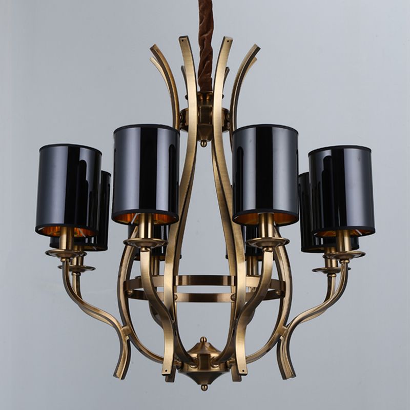 6/8 LICTES CYLINDER CHANDELIER FARMONS BLACK FAX PLACE PLADIER PLADE AVEC VASE IRER DESIGN