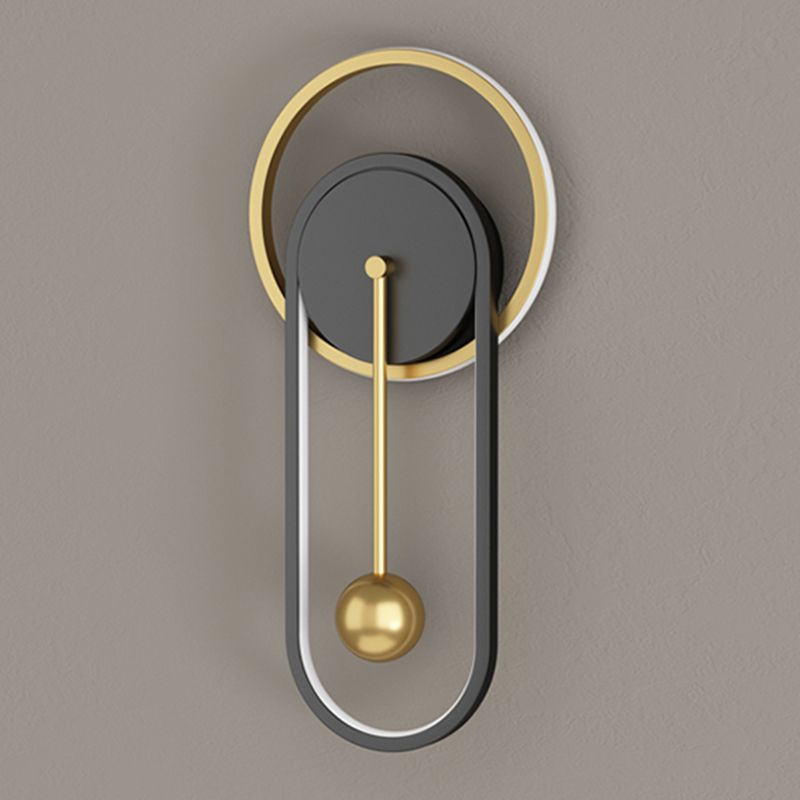 Stile per bambini a forma unica luci da parete in metallo lampade montate