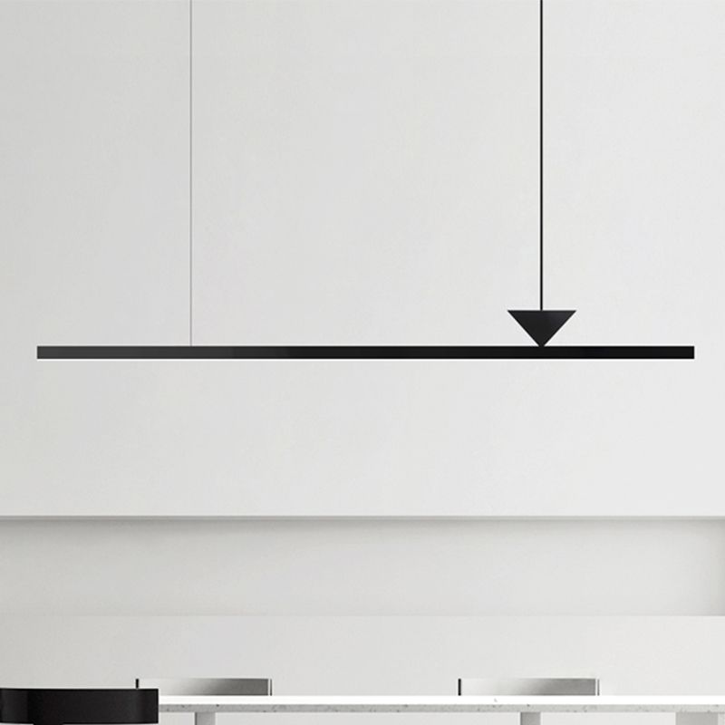 LED Island Hanging Lamp Modern Island Lamp with Acrylic Shade for Dining Room