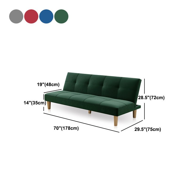 Armless Sofa 29.52 " D x 28.34" H Convertible Sofa for Living Room