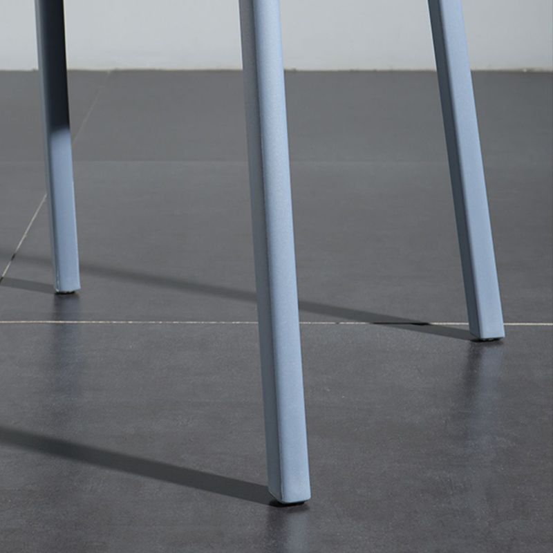 Modern Open Back Side Chair Plastic Indoor Arm Chair for Dining Room Bedroom