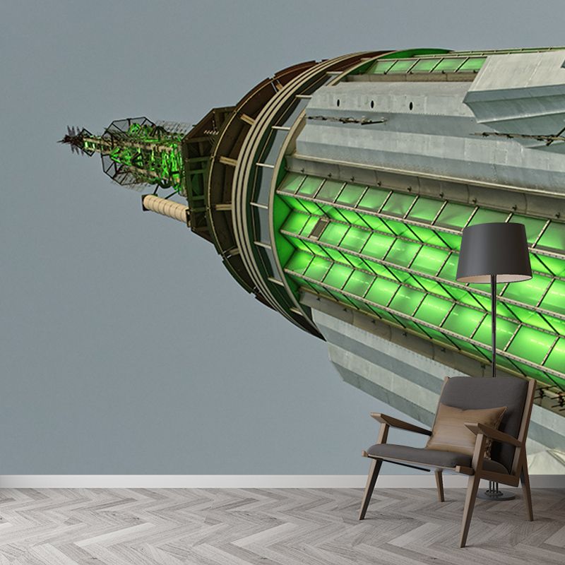 City Building Murals Waterproofing Wall Decor for Meeting Room, Custom Size Available