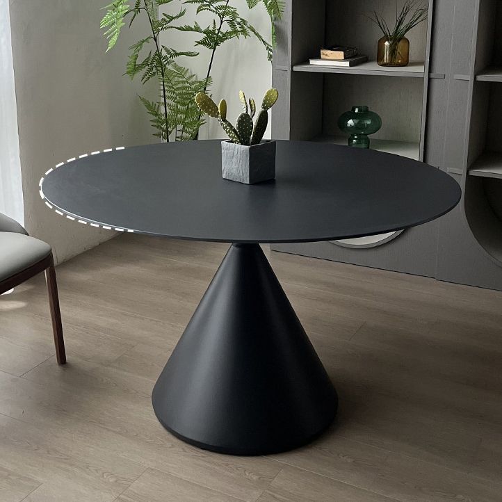 Modern Pedestal Dining Table Stone Table for Kitchen Dining Room