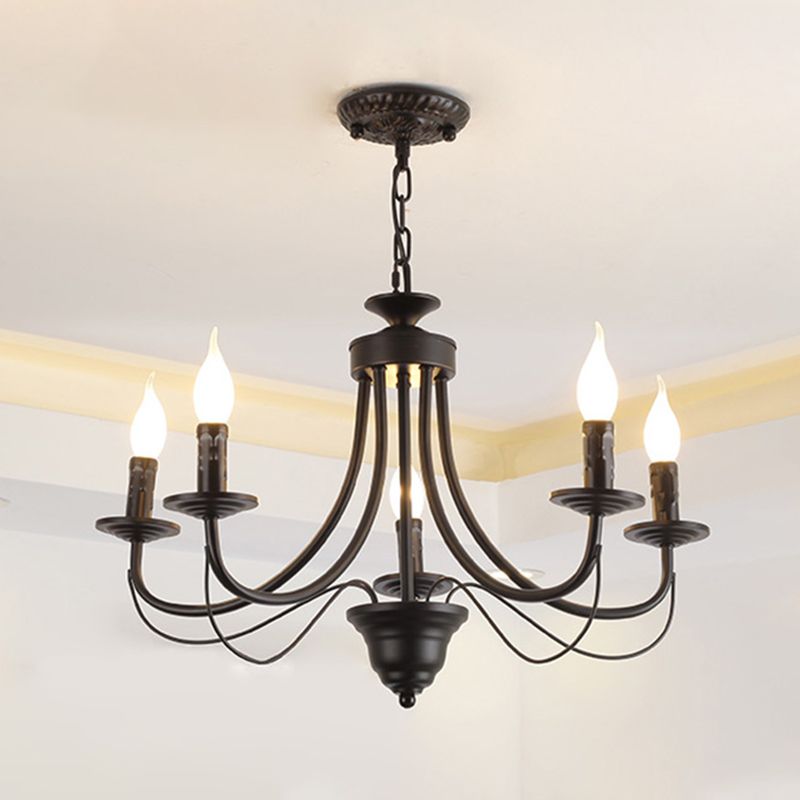 Unique Shape Pendant Chandeliers Contemporary Metal Chandelier Light Fixtures
