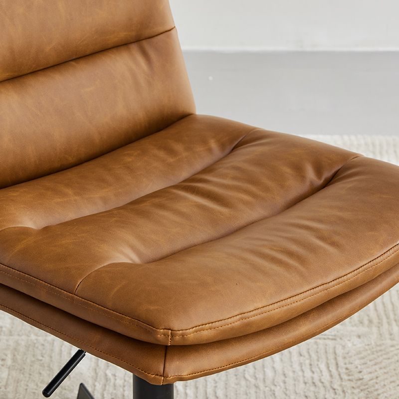 Armless Office Chair No Wheels Conference Chair for Living Room Home