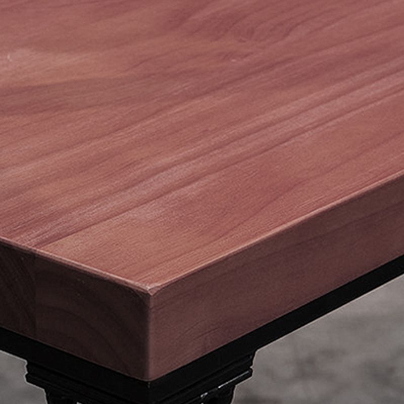 Rectangle Solid Wood Bar Table Set Industrial 1/5/6 Pieces Counter Table with Stools