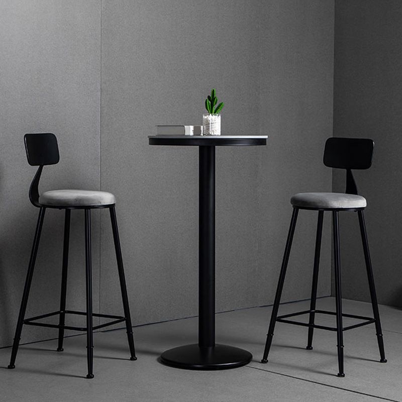 1/3 Pieces Counter Height Pub Set Modern Round Table and Stool Set