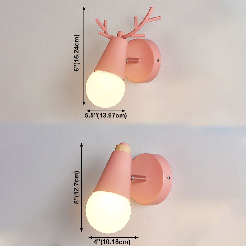 Luz de mini lámpara de bombilla simple contemporánea de la pared de la pared de la pared de macron