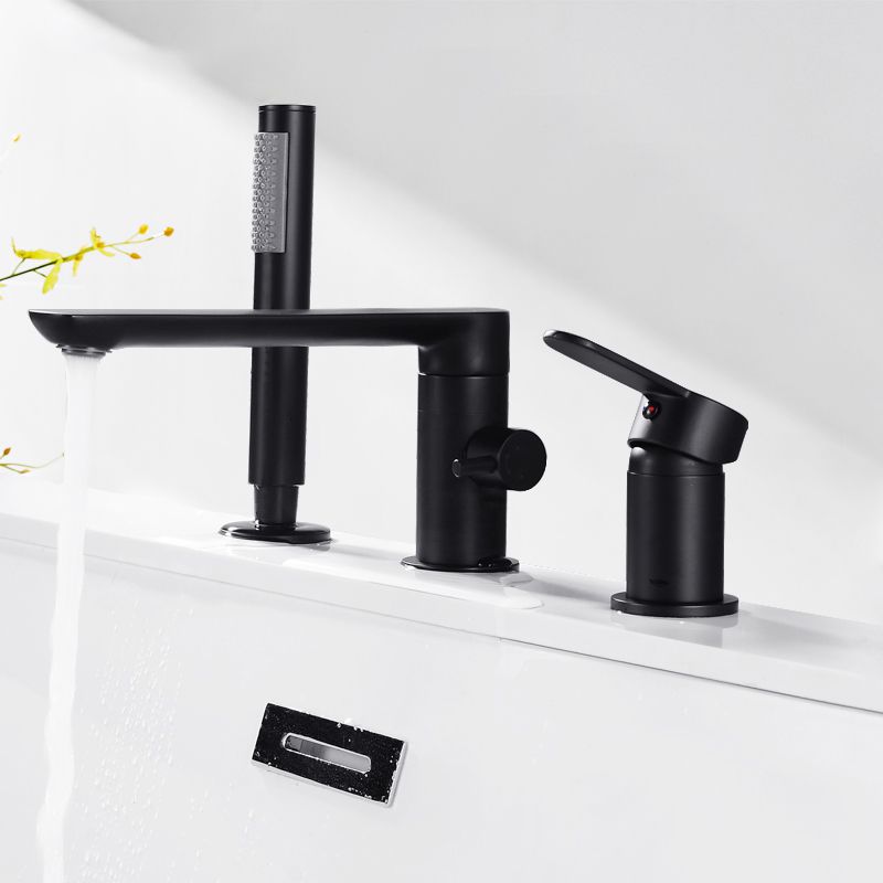 Bathroom Faucet Rod Handle Temperature Control Bathtub Faucet