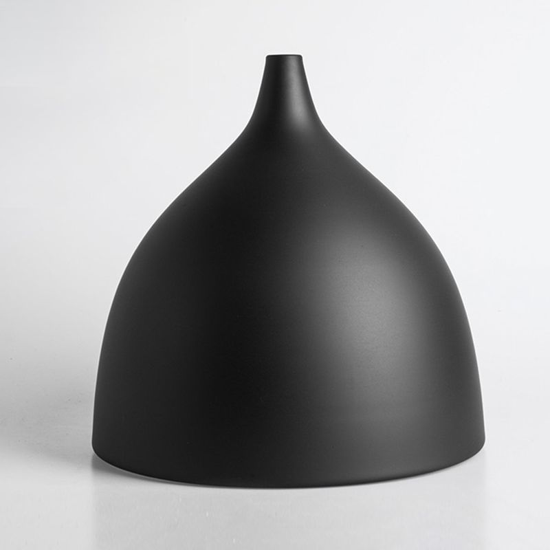 Metal Bowl Shape Hanging Lights Modern Macaron Style 1-Light Pendant Light for Bar