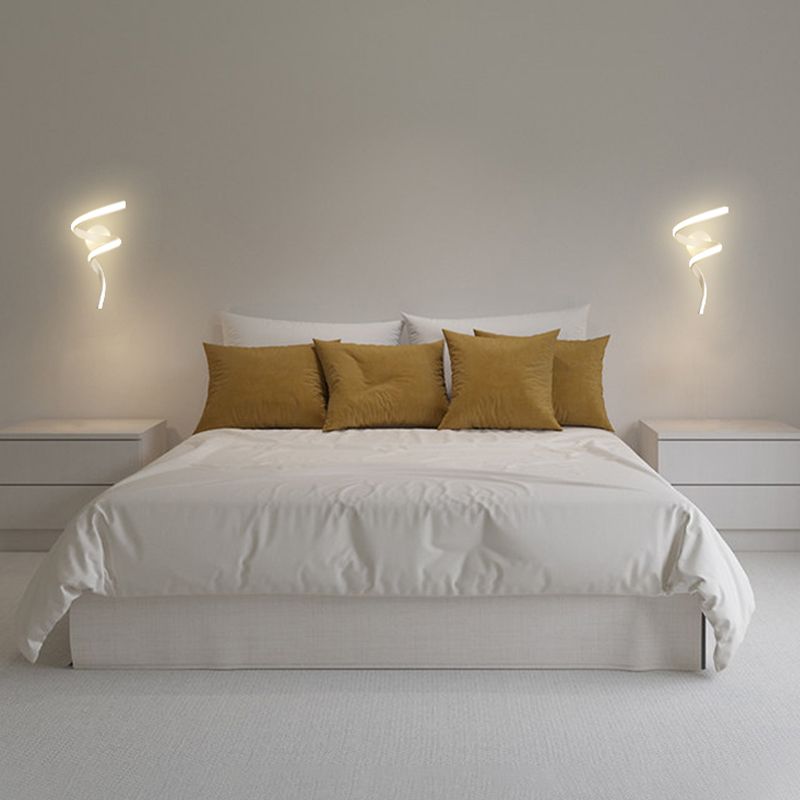 Strip Shape Wall Lamp LED Wall Mount Lamp with Silica Gel Shade for Bedroom