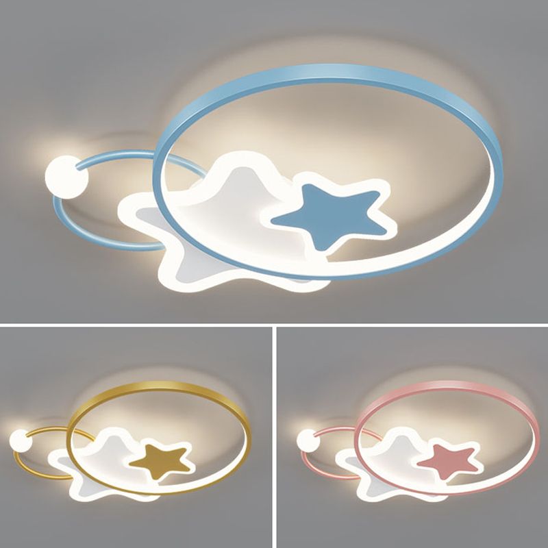 Modern Flush Mounted Ceiling Lights with Acrylic Shade LED Flush Mount Ceiling Lighting