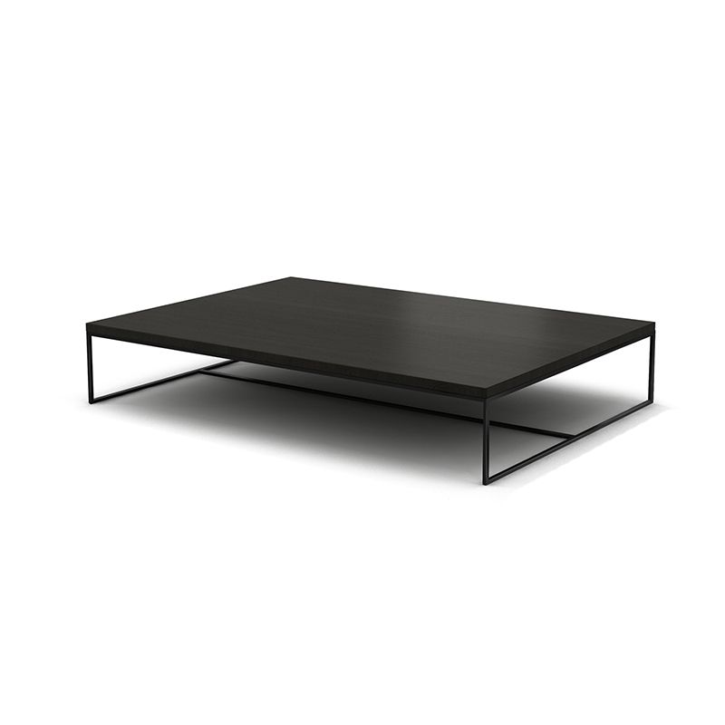 North European Wood Coffee Table Rectangle Frame Cocktail Table