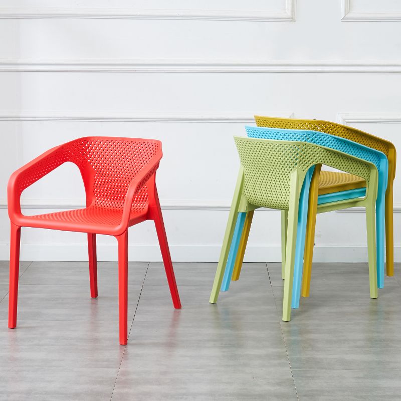 Chaise de salle à manger en plastique de style moderne chaise de salle à manger pour salle à manger