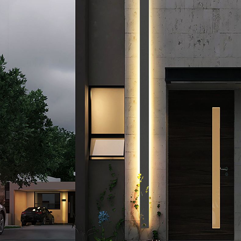 Moderner Stil Linearer Leuchtenleuchten Acryl 1 leichte Leuchten für Outdoor