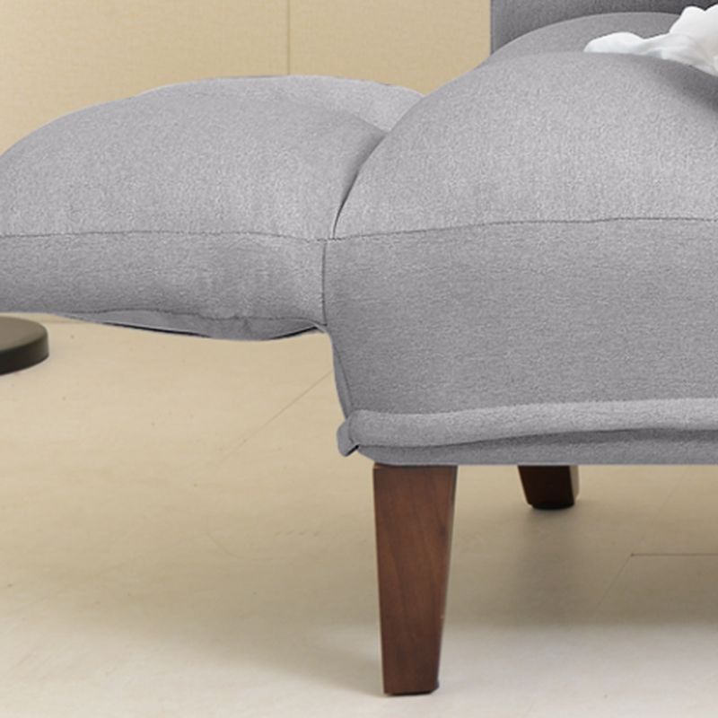 Fabric Adjustable Sleeper Sofa Biscuit Back 47.6" W Flared Arm Loveseat