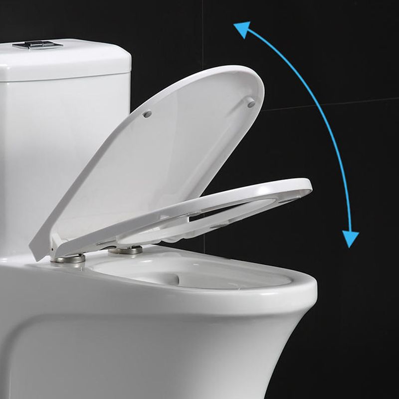 Modern Seat Included Flush Toilet 1-Piece Urine Toilet for Bathroom