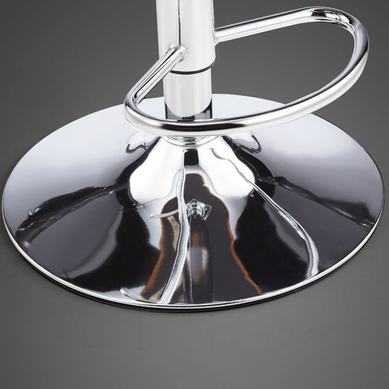 Industrial Leather Counter Height Stools Low Back Bar Stool for Bar