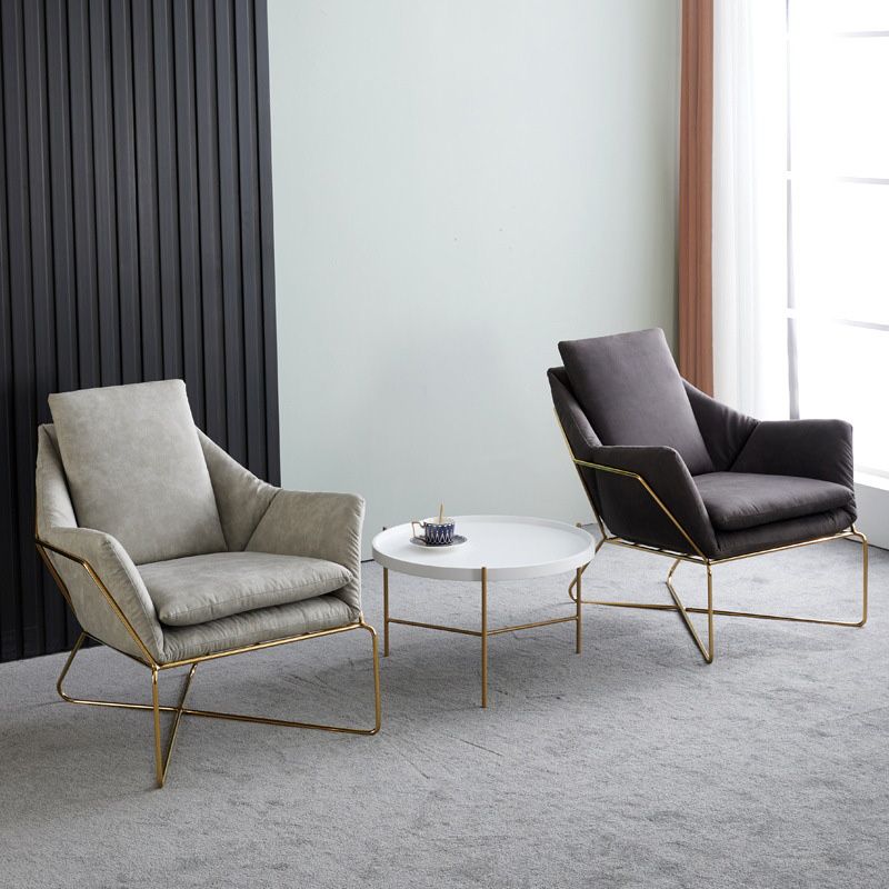 Bonded Leather Chair 27.5"L x 27.5"W x 29.5"H Arms Included Chair for Living Room