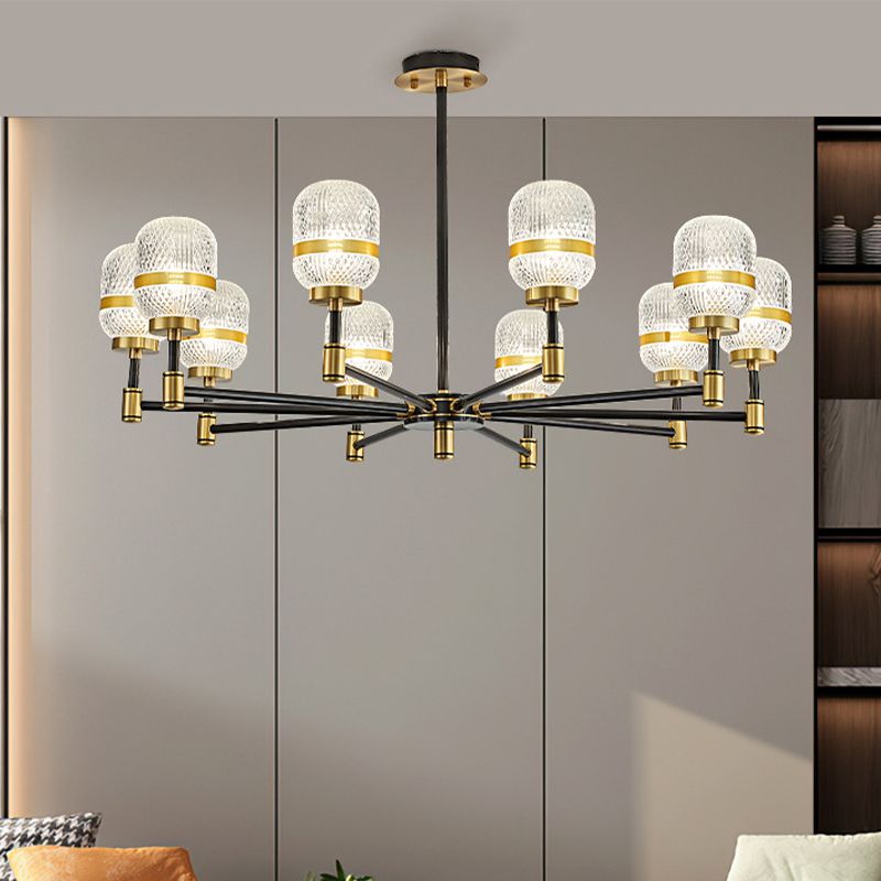Barrel lustre luminaire