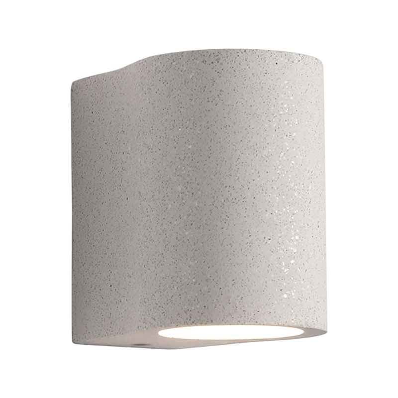Cylindrical Cement Wall Washer Sconce Nordic Style Hallway Wall Light Fixture