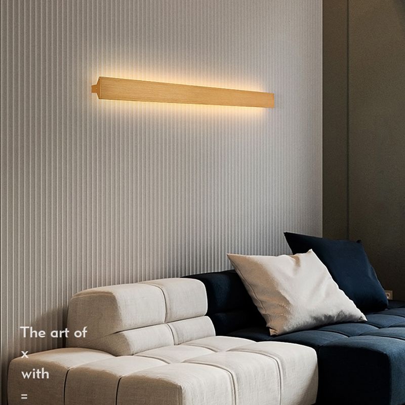Lineare Form Metallwand Licht moderner Stil Einmals Wandmontage Leuchte