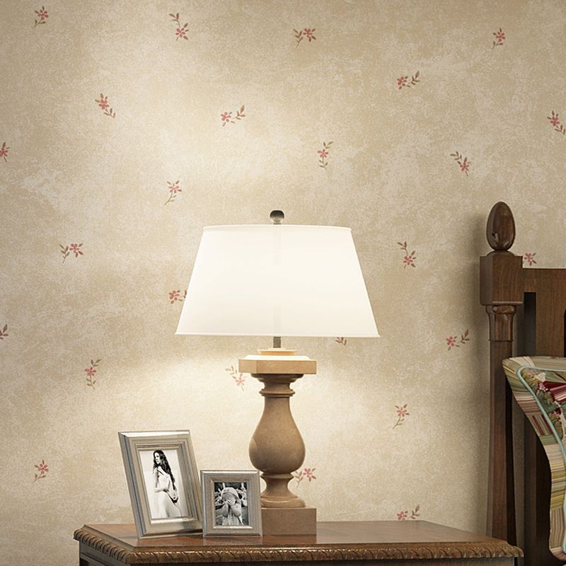 Country Wall Decor Fresh and Pure Tiny Flower Pattern Non-pasted Wallpaper, 31'L x 20.5"W