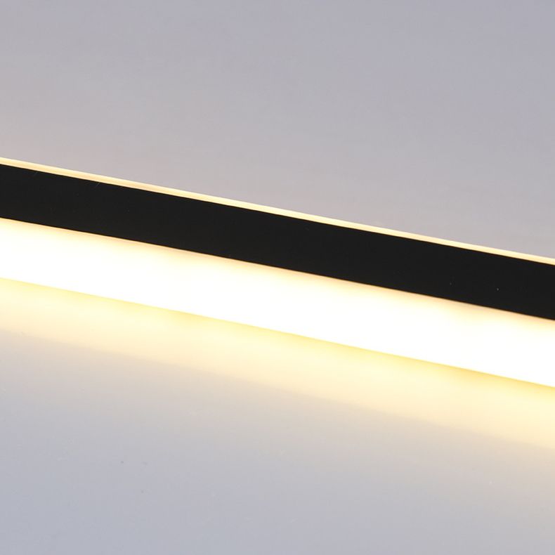 Rechteckige Metall-LED-Unterputz-Leuchte Moderne Deckenleuchte mit moderner Deckenleuchte