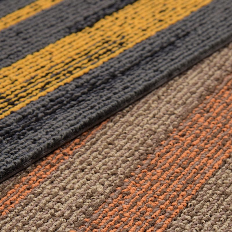 Office Room Carpet Tiles Level Loop Geometric Print Carpet Tiles