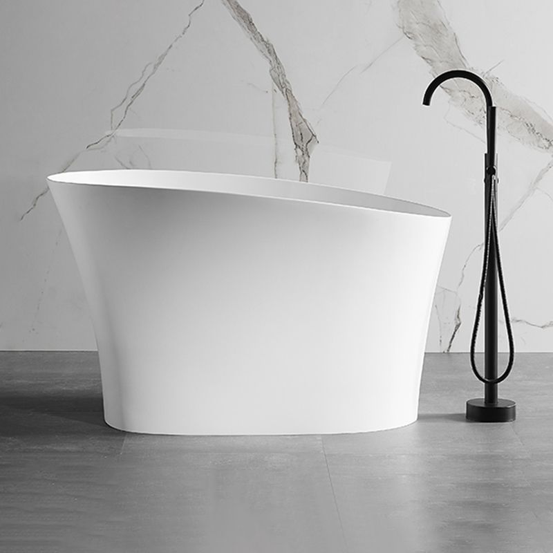Stone Single Slipper Bathtub Antique Finish Freestanding Bath Tub