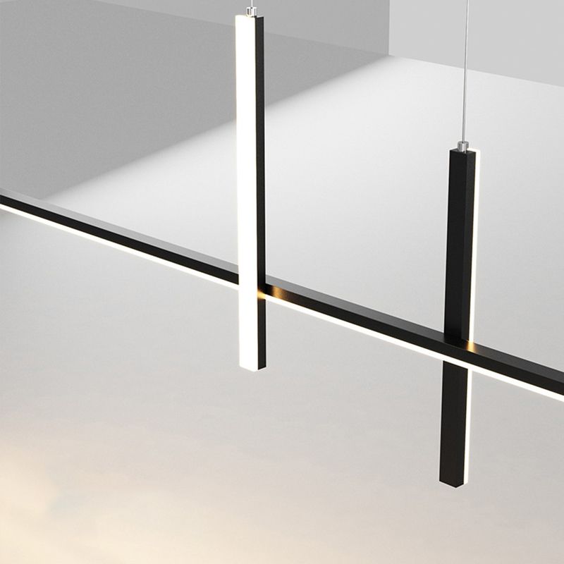 Modern White/Black Kitchen Island Lighting LED Ceiling Light for Dining Room