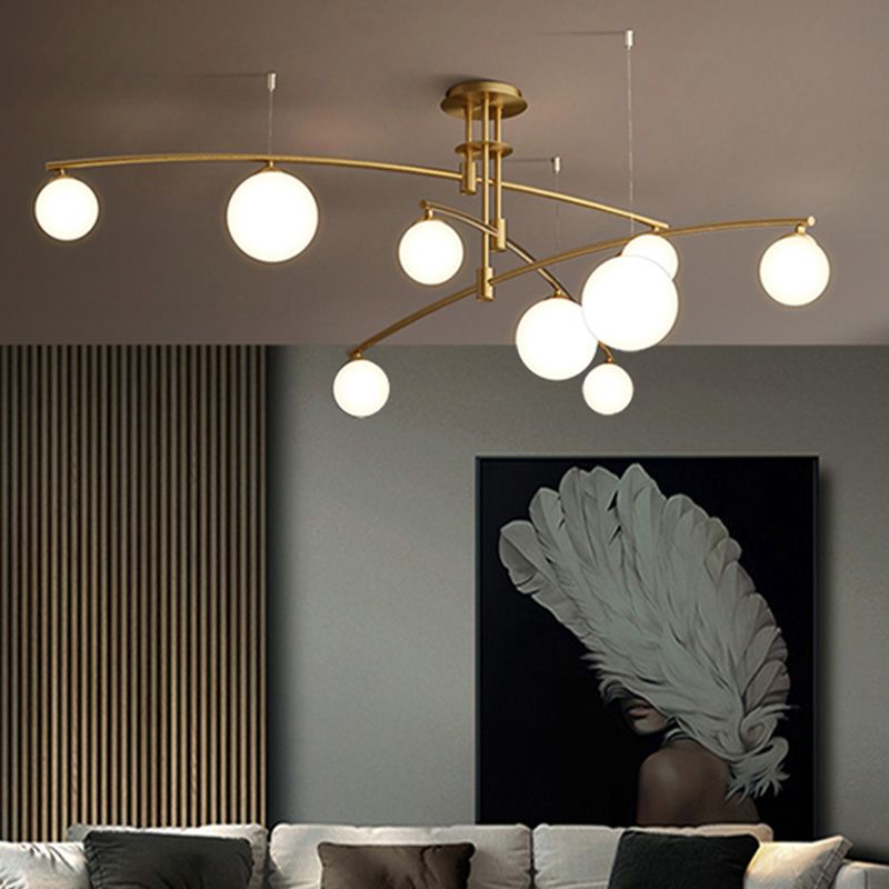 2 colori moderni opzionali per sala da pranzo a sospensione a sospensione in ottone