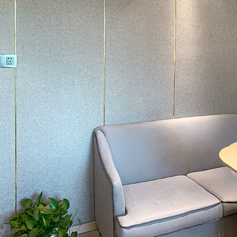 Contemporary Wall Paneling with Upholstered 1 Pieces Peel and Stick Panel