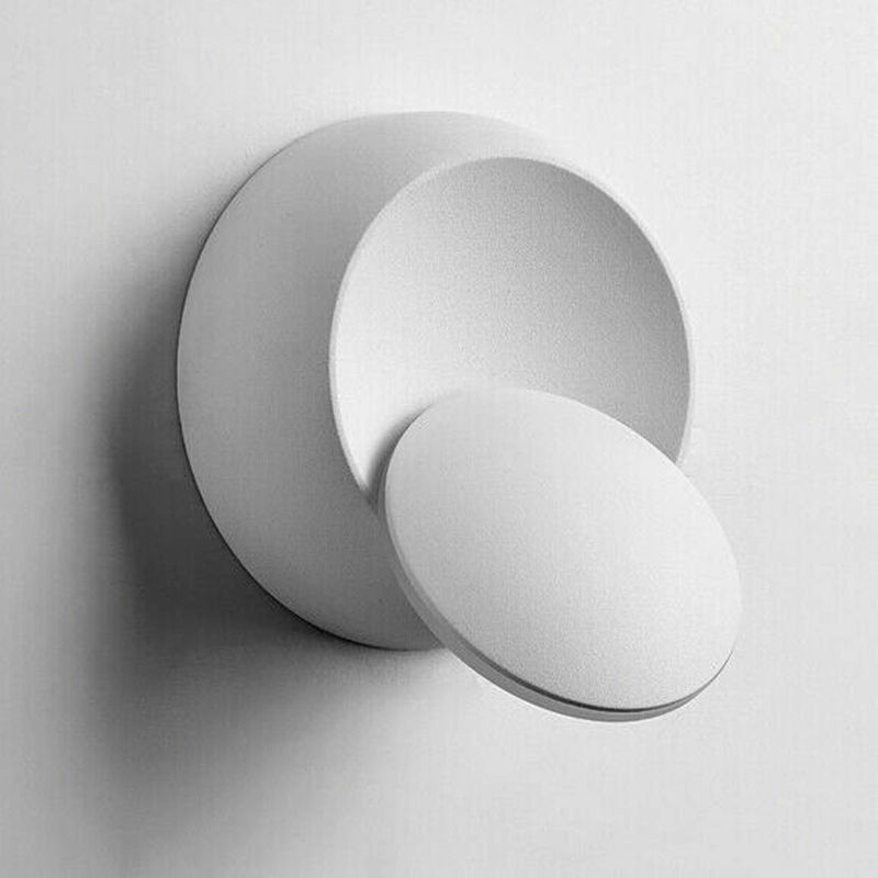 Disc rotondo Disc Acrilico Apparecchi per illuminazione a parete Lampada moderna a parete per camera da letto