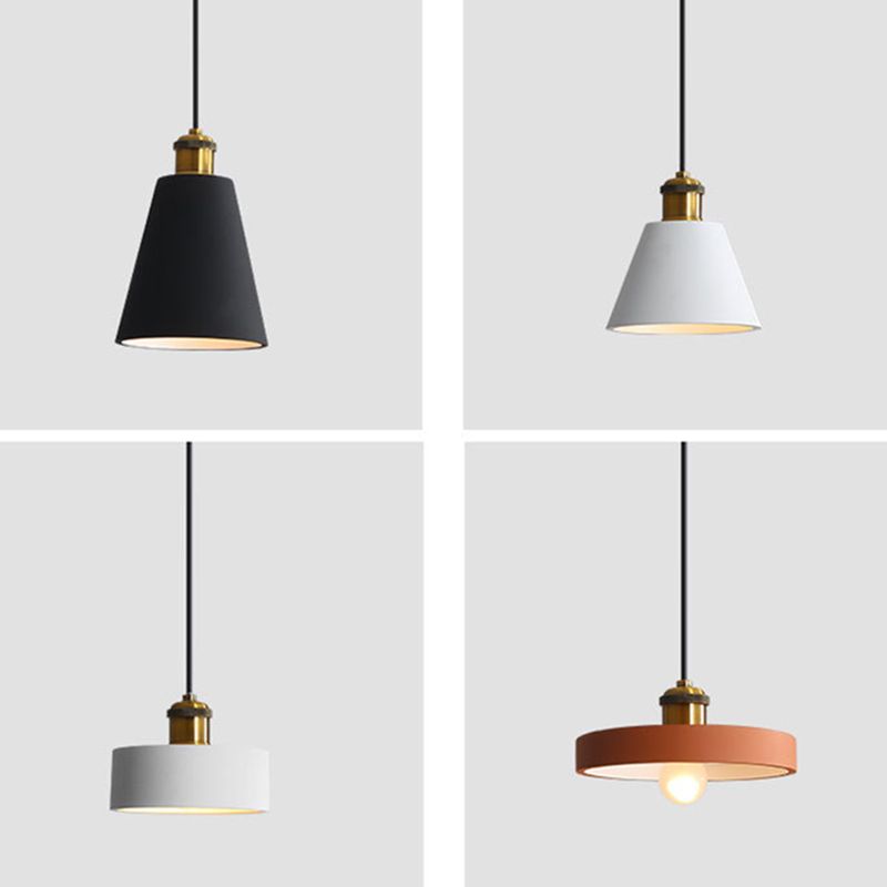 Moderne hanglamp geometrische hanger licht metaalhanglicht in meerdere kleur